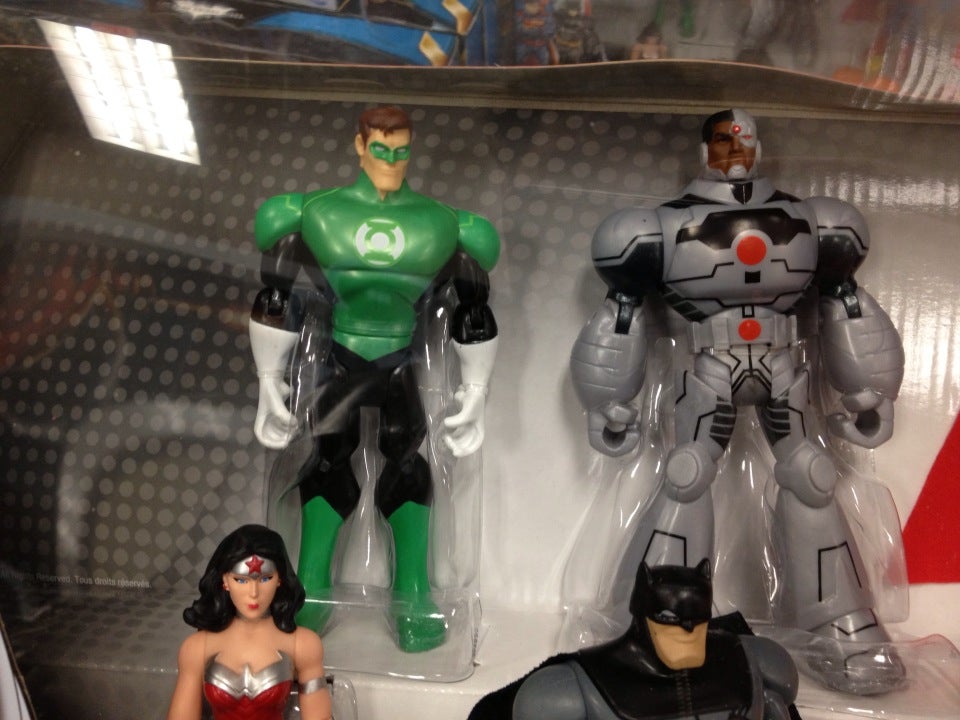 Green Lantern, Wonder Woman, Batman, Cyborg