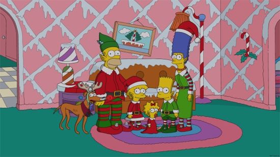 The Simpsons White Christmas Blues