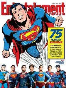 Entertainment Weekly Superman 75th Anniversary Cover