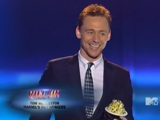 Tom Hiddleston Best Villain MTV Movie Awards