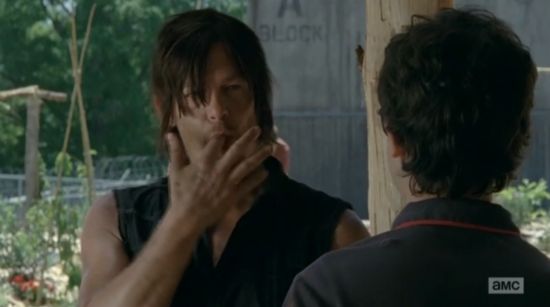 Walking Dead Daryl Licking Fingers