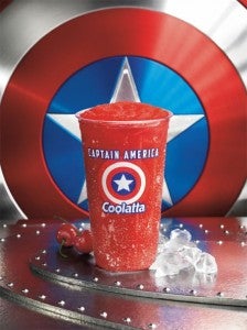 Captain America Dunkin Donuts Baskin-Robbins