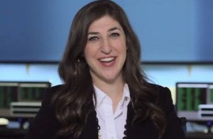 Mayim Bialik Man Of Steel Shave