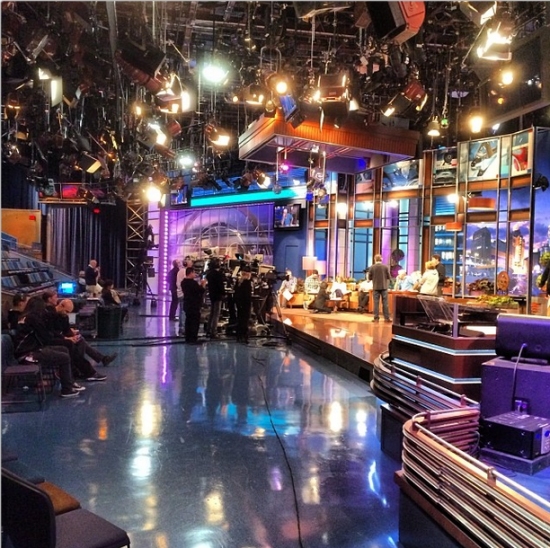 Kevin Smith Tonight Show Set