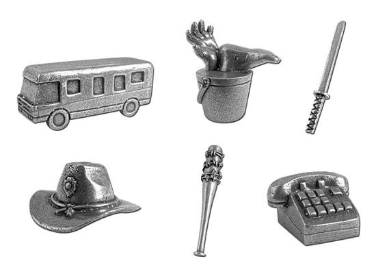 Walking Dead Monopoly Pieces