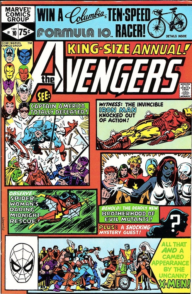 Avengers Annual 10 cover