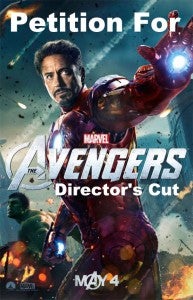 Avengers Director's Cut Petition