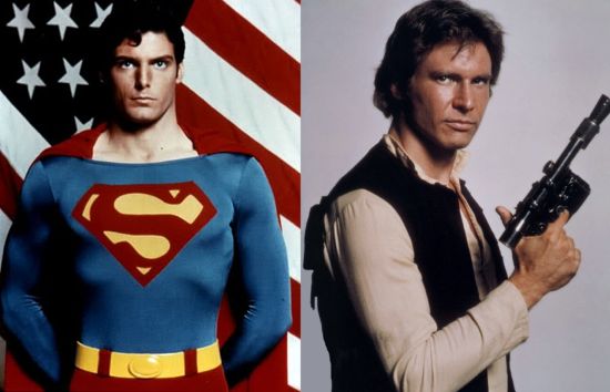 Superman and Han Solo