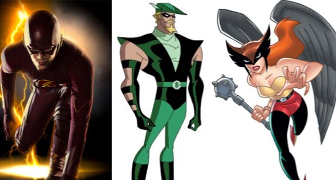 flash-green-arrow-hawkgirl