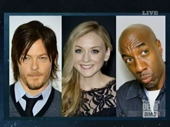 Talking Dead Norman Reedus, Emily Kinney, & JB Smoove