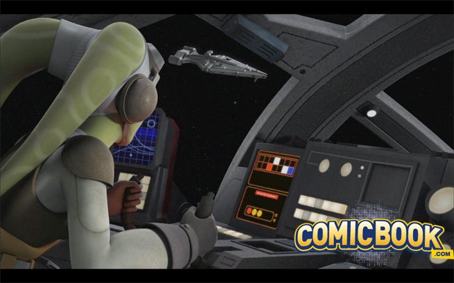 Hera and the Ghost in Star Wars Rebels: 