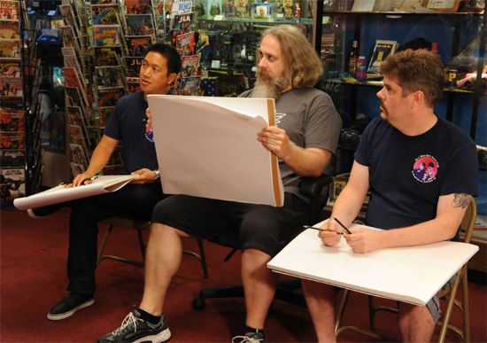 Comic Book Men 2 Drawing