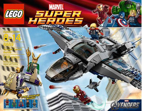 Lego Avengers Quinjet Set