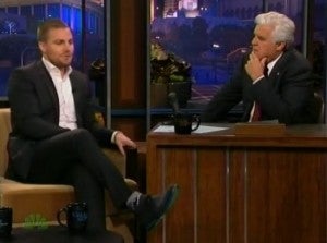 Stephen Amell 50 Shades Of Grey Tonight Show