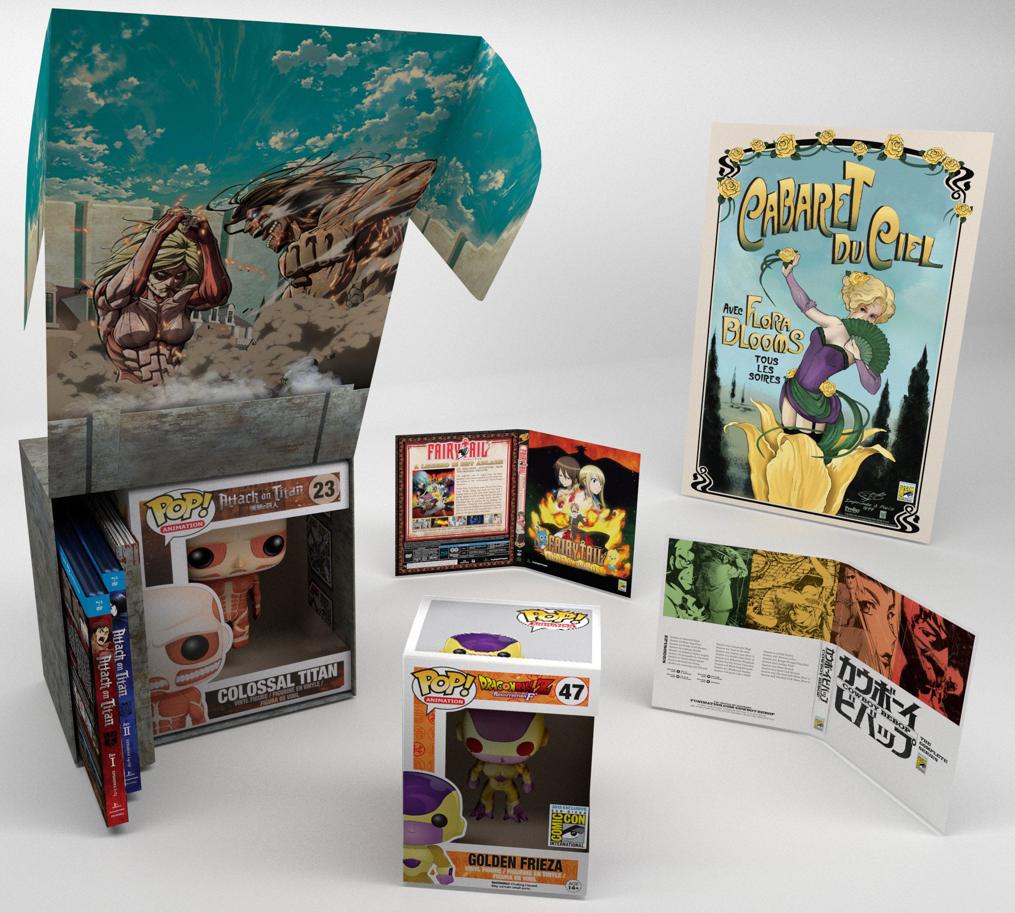 2015 FUNimation SDCC Exclusives Collection 2015 FUNimation SDCC Exclusives Collection