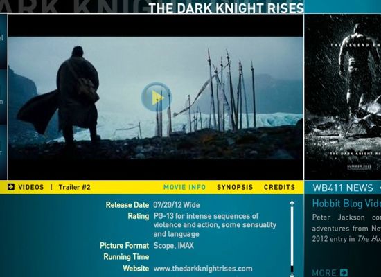 Dark Knight Rises Rated PG-13