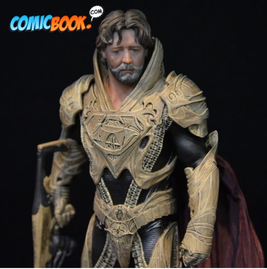 Toy Fair Man of Steel Jor-el Closeup