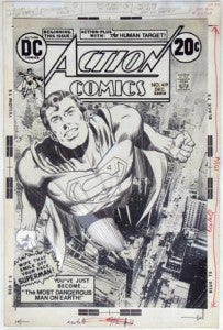 Neal Adams Superman original art