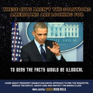 POTUS-generated "Jedi Mind Meld" meme image