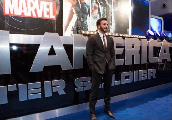 Captain America: The Winter Soldier - Chris Evans in London