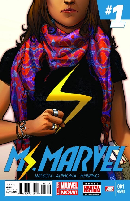 Ms_Marvel_1_Second_Printing_Variant