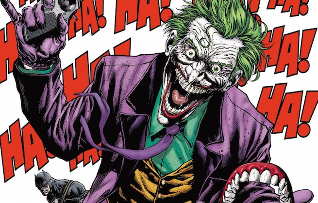 Joker laughing