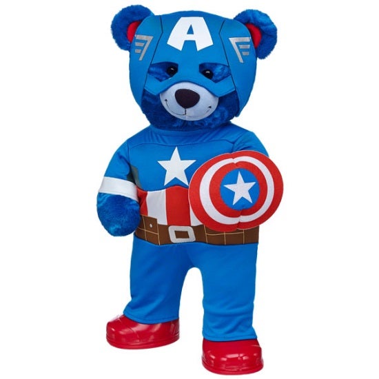 Ready For Action Captain America Bear