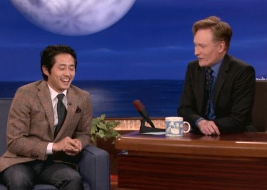 Steven Yeun & Conan O'Brien