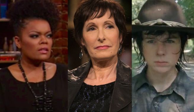 Talking Dead Yvette Nicole Brown, Gale Anne Hurd, Chandler Riggs