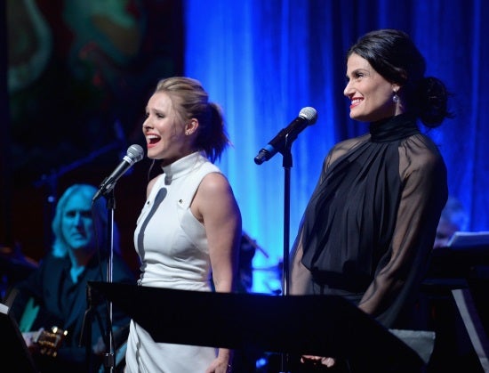 Kristen Bell and Idina Menzel