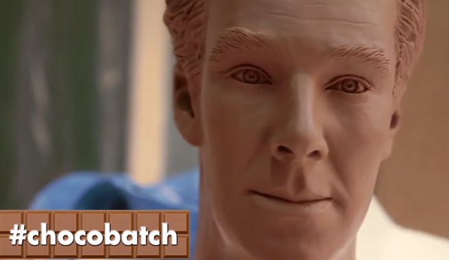 Benedict Cumberbatch Chocolate Statue