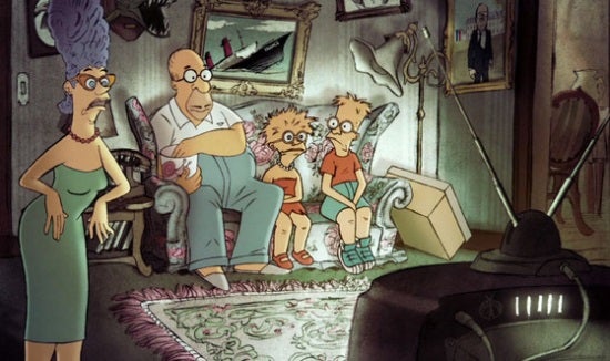 Simpsons Couch Gag by Sylvain Chomet