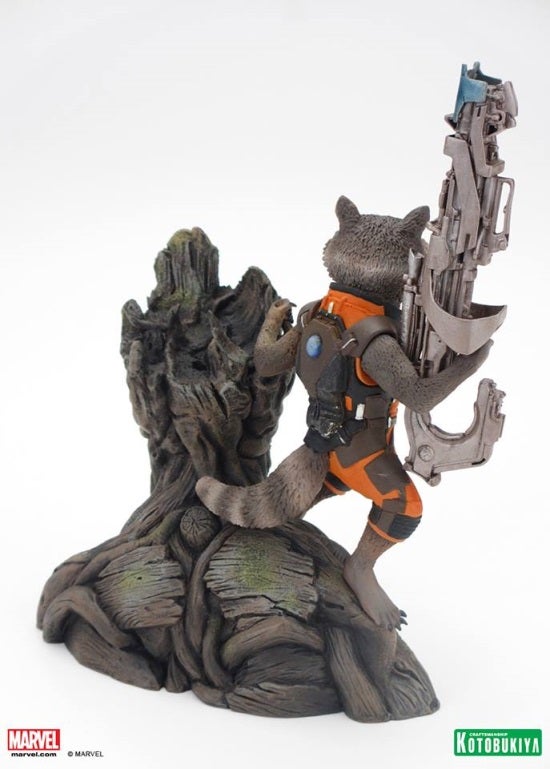 Groot and Rocket Raccoon by Kotobukiya