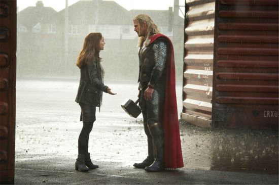 Jane slaps Thor