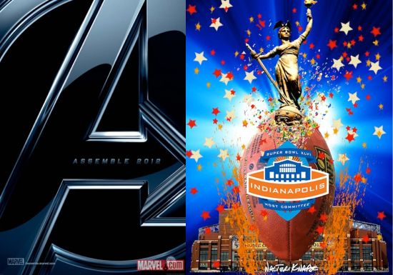 Avengers Movie Vs. The Super Bowl