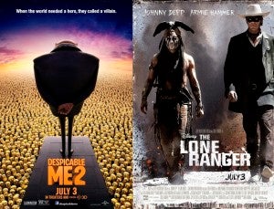 Box Office, Despicable Me & Lone Ranger