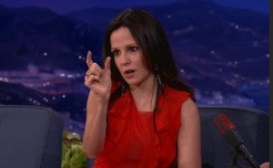 Mary-Louise Parker on Conan show