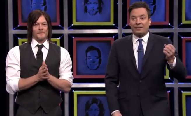 Norman Reedus & Jimmy Fallon