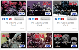 Walking Dead Prepaid Cards