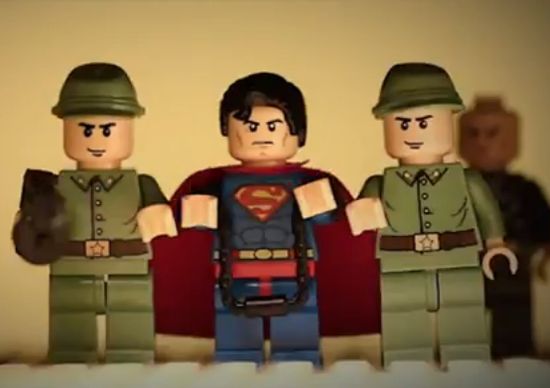 Man of Steel Trailer Lego