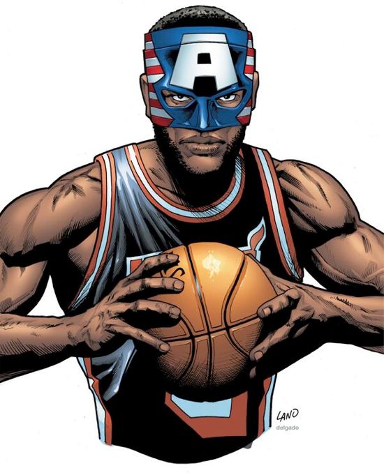 LeBron James Captain America Mask