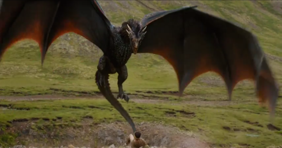 Game of Thrones - That's a big dragon