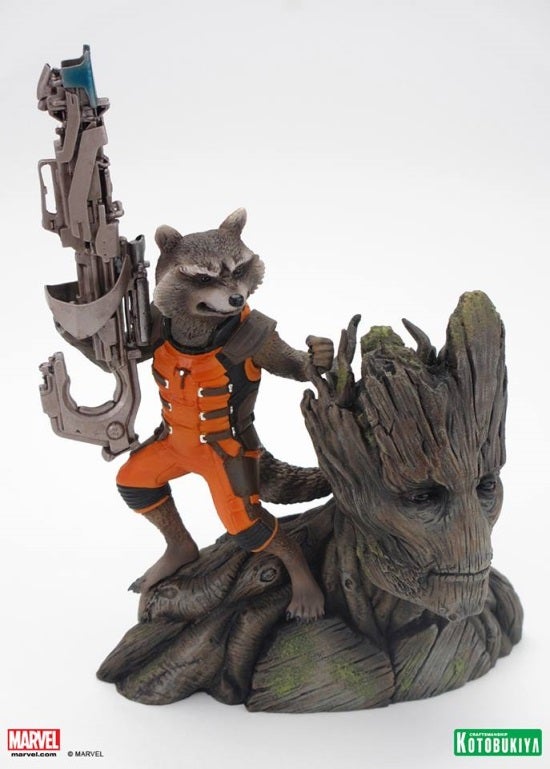 Groot and Rocket Raccoon by Kotobukiya