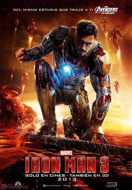 Iron Man 3 Latino poster