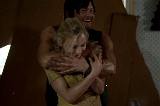 The Walkning Dead Norman Reedus & Emily Kinney