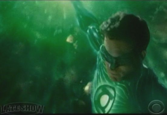 Green Lantern Late Show clip