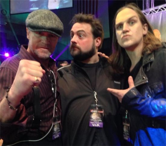 Michael Rooker, Kevin Smith, and Jason Mewes