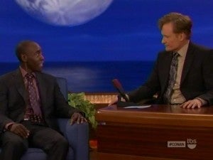 Don Cheadle and Conan O'Brien