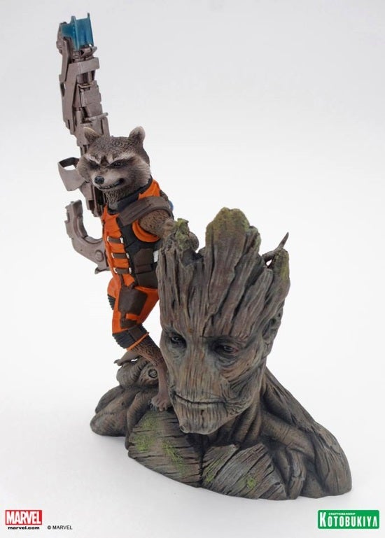 Groot and Rocket Raccoon by Kotobukiya