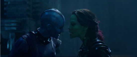 Nebula and Gamora